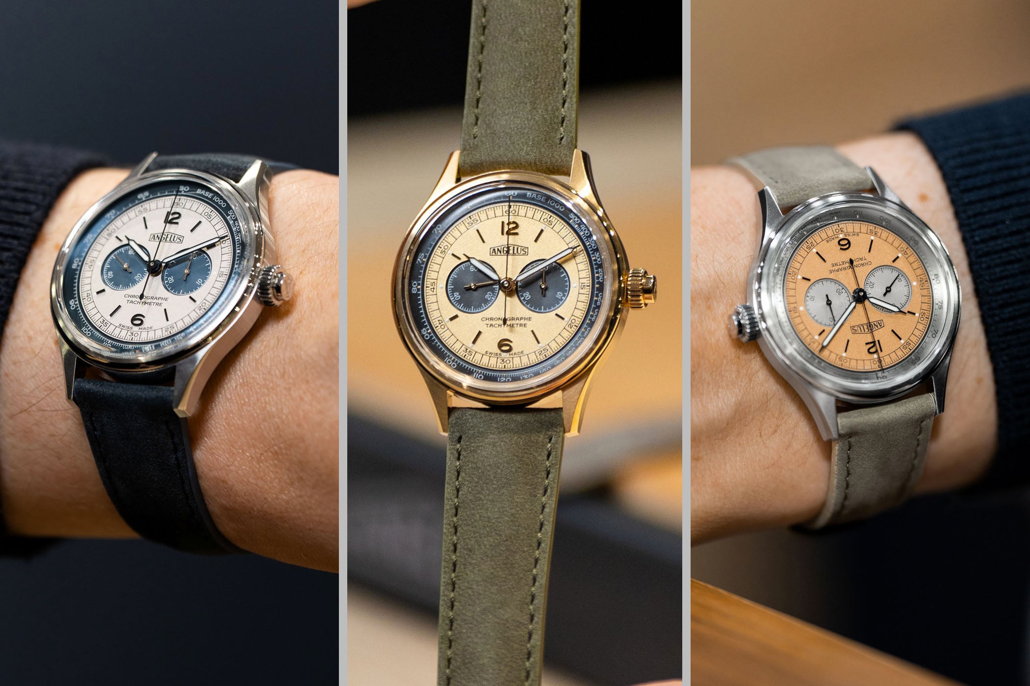 Angelus Chronographe Tachymètre: The Monopusher Gets a Speed Scale