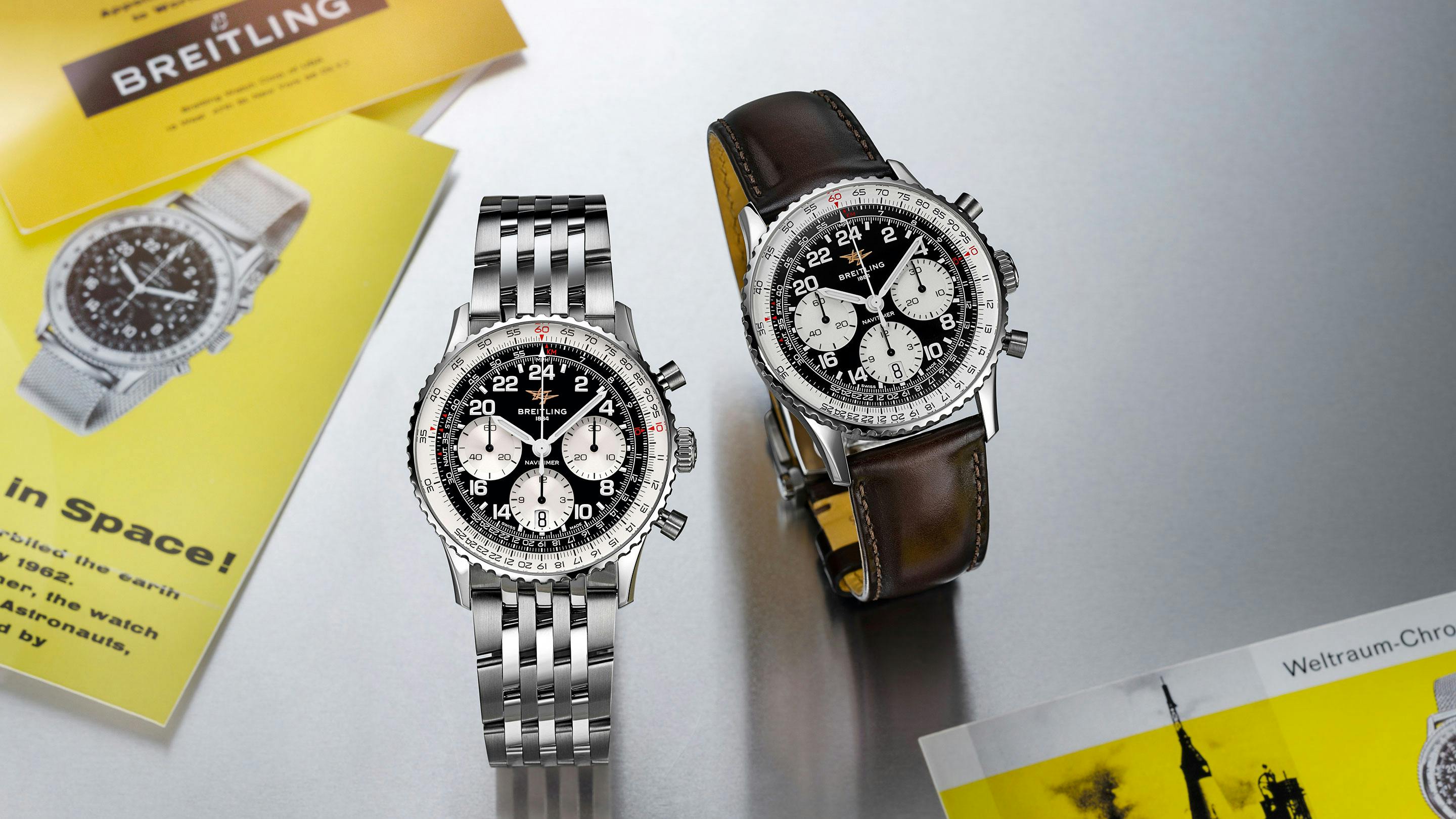 Breitling Brings Manual-Wind Navitimers Back to the Core Collection with the B09 and B02 Cosmonaute 41mm