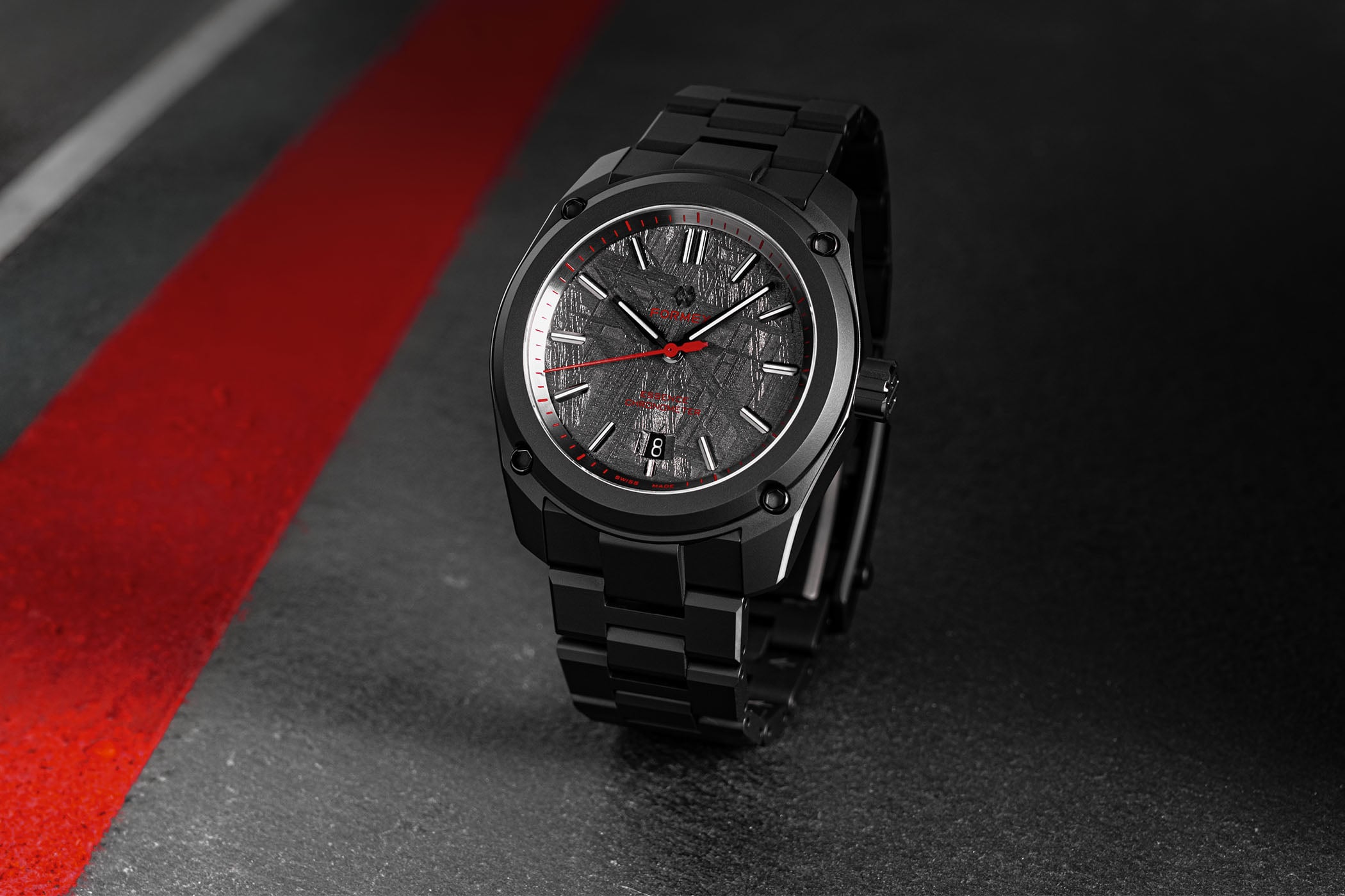 Formex Essence Ceramica Dark Matter Redshift: Full Black Ceramic, Meteorite Dial, and a Red Accent That Means Business