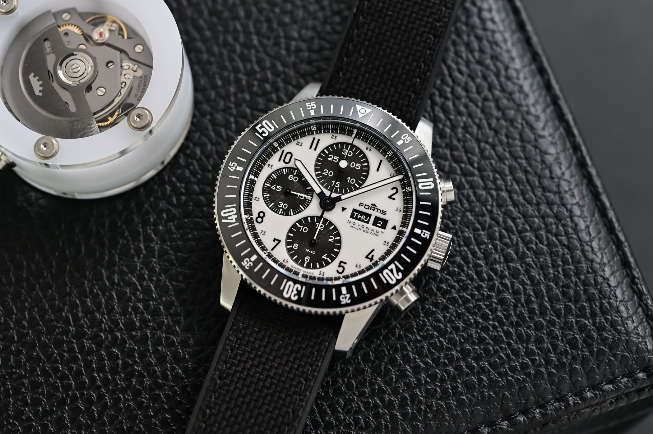 Fortis Novonaut N-42 Halo: The Space Chronograph Goes Full Glow